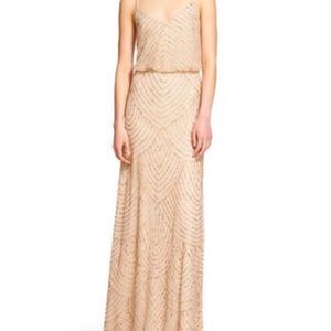 Adrianna Papell beaded gown size 0